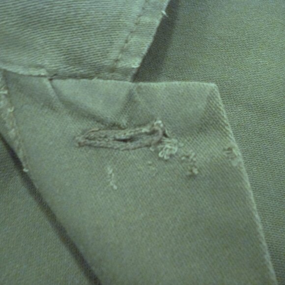 Vintage 70s 60s US Army Men Trooper Military Fatigue Jacket Green M Uniform War - Picture 8 of 11
